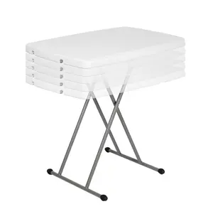 Factory Direct Wholesale SQ-A76 Folding Side Plastic Square Shape Table