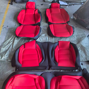 Set Completo di <span class=keywords><strong>Coprisedili</strong></span> per Auto in Pelle di Alta Gamma con Ricamo Personalizzabile per Ford/<span class=keywords><strong>Audi</strong></span>/Toyota Inclusi Modelli A5 e Mustang - Product Image 1