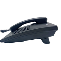 Téléphone filaire analogique de base économique Excelltel PA146, téléphone de bureau et d'hôtel, noir/blanc