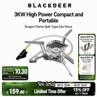 Réchaud à gaz BLACKDEER, type brûleur séparé, portable, pliable, léger, équipement de camping en plein air