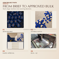 Set Mahjong Amerika Cobalt Gold 160 Buah untuk 4 Pemain dengan Rak, Penggeser, Alas, dan Kotak Termasuk Pilihan Warna dan Kemasan