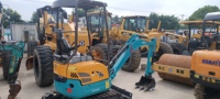 Miniexcavadora Kubota U17 Usada de 1.7 Toneladas, Excavadora Hidráulica Pequeña en Venta, Buen Estado, Pocas Horas de Uso
