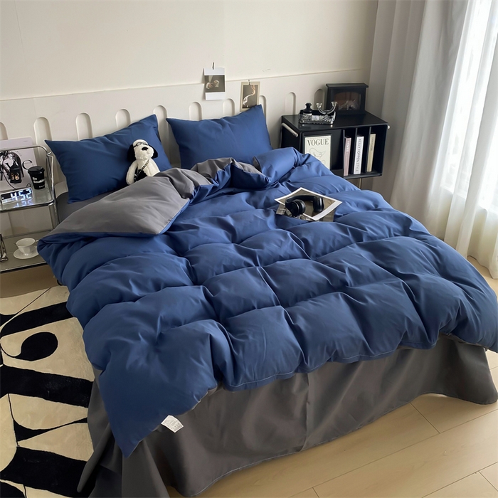 Double pinyin - bleu roi et gris foncé