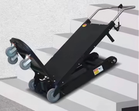 Chariot de manutention électrique pliable robuste pour escaliers, équipé d'un moteur à batterie, pour usage domestique et en entrepôt