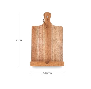 Soporte plegable para libros de cocina, de madera maciza, hermoso y resistente, ideal para libros de recetas, perfecto para <span class=keywords><strong>leer</strong></span> con el libro abierto. - Product Image 6