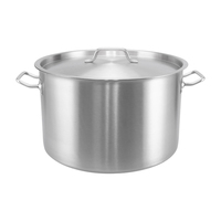 Fourniture en gros, distribution uniforme de la chaleur, haute conductivité thermique, ustensiles de cuisine, grandes casseroles, marmite en acier inoxydable