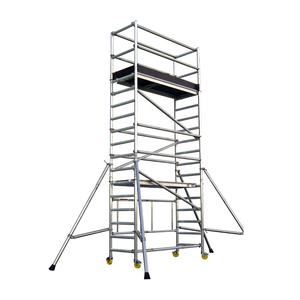 Échafaudage en aluminium de 10 m de hauteur, composants de tour roulante d'extérieur en alliage, à vendre - Product Image 2