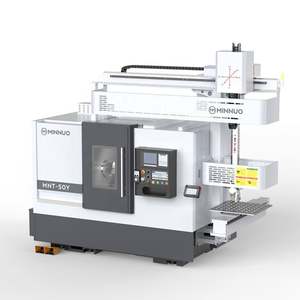 Torno CNC industrial Turn-Mill para piezas de maquinaria con brazo de pórtico - Product Image 4