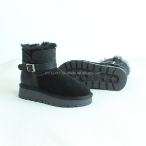 Bottes d'hiver pour femmes <span class=keywords><strong>UGG</strong></span> en gros, respirantes, imperméables, antidérapantes, doublure en fourrure, doublure en peau de mouton véritable - Product Image 2