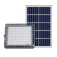 Projecteur solaire LED extérieur IP65 à prix d'usine, puissance personnalisable, panneau solaire