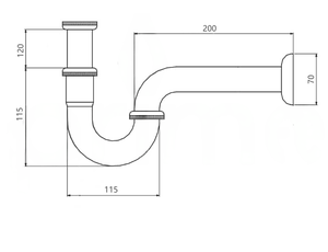 Salle de bain en acier inoxydable 304 rond P piège <span class=keywords><strong>Siphon</strong></span> raccord piège G 1 1/4 bassin déchets <span class=keywords><strong>Siphon</strong></span> bouteille P-piège <span class=keywords><strong>pour</strong></span> lavabo - Product Image 6