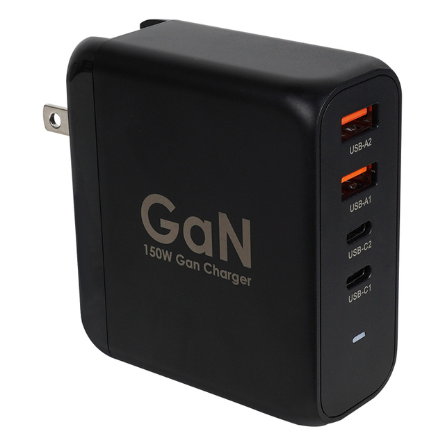 VCOM 2A2C GaN Charger 150w 5A PD3.0 QC 4.0 High Power Portability USB C Travel Power Charging Low Heat