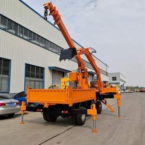 Mesin inti kolom dudukan atas truk tiper derek seluler hidrolik 10 Ton untuk pemuat traktor pemuat depan Skid Steer - Product Image 5