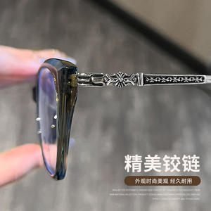 Montura de gafas Cat Eye Tr90 86033 con filtro de luz azul para mujer, color verde oliva, diseño de alta gama - Product Image 4