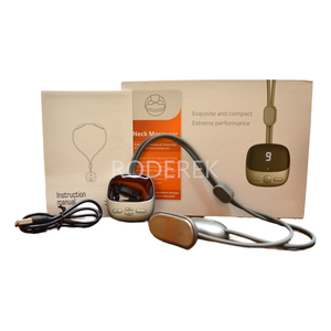 Vente chaude Smart Vibration Mini Masseur Portable Collier Pendentif Électrique Cou Épaule Relaxation Cadeau pour L'utilisation De Bureau À Domicile - Product Image 2