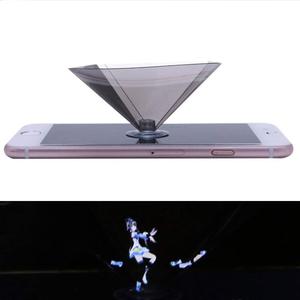 Projecteur de téléphone portable <span class=keywords><strong>holographique</strong></span> à 360 degrés, version ultra-claire, projection <span class=keywords><strong>holographique</strong></span> 3D, <span class=keywords><strong>pyramide</strong></span> pour projecteur de smartphone - Product Image 2