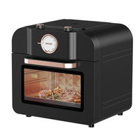 Neues Design OEM 16L Manuelle Heißluftfritteuse Smart mit LCD-Display Ölfreier Haushaltskocher mit Sichtfenster Heizoption