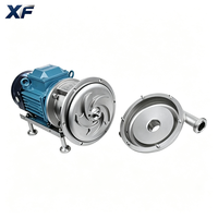 Pompe centrifuge basse pression en acier inoxydable sanitaire XF OEM pour le lait
