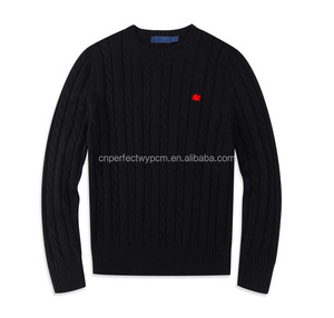 Maglione Personalizzato da Uomo Girocollo a Maniche Lunghe Pullover Basico Unisex in <span class=keywords><strong>Cotone</strong></span> e Lana Maglioni da Uomo - Product Image 3