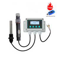 Analyse de la qualité de l'eau en aquaculture 3 en 1, instruments numériques RS485 4-20 mA, détection de l'eau, sonde de température EC TDS PH