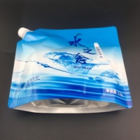 Pochette d'emballage pour boisson 1,5 l 2,5 l 5l Sac à jus Doypack avec bec imprimé en plastique Pochette à bec verseur d'eau