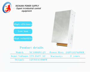 1000W 12V/83A thiết bị điều khiển công nghiệp dẫn chuyển đổi ánh sáng loại <span class=keywords><strong>AC</strong></span>-DC tự động hóa chuyển mạch cung cấp điện - Product Image 4