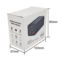 Chargeur PD 200W A+C 18W QC3.0 USB Type-C Adaptateur de Charge Rapide avec Prises US/EU/UK/AU Station de Charge de Voyage pour Appareils Photo Écouteurs
