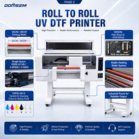 Impresora UV DTF de rollo a rollo A3 de 30 cm con laminador automático, placa base HOSON 2 I1600 3 XP600