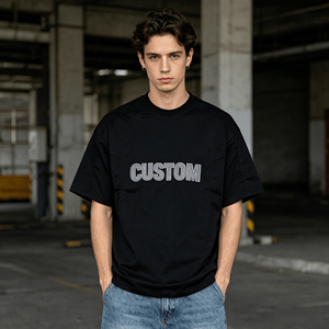 Camisetas Personalizadas con Impresión DTG, Estilo Urbano, Vintage, Oversize, 100% Algodón, Lavado Enzimático, Lavado Ácido, Corte Cuadrado, para Hombre - Product Image 1
