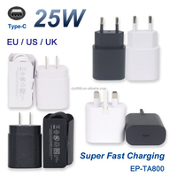 Câble de chargeur de voyage type C avec prise US EU UK, chargeur super rapide, tête de charge USB C, adaptateur secteur pour Samsung S24 S23