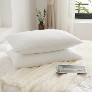 Coussin d'oreiller personnalisé blanc doux, qualité hôtelière 3 et 4 étoiles, pour hôtel et maison - Product Image 1