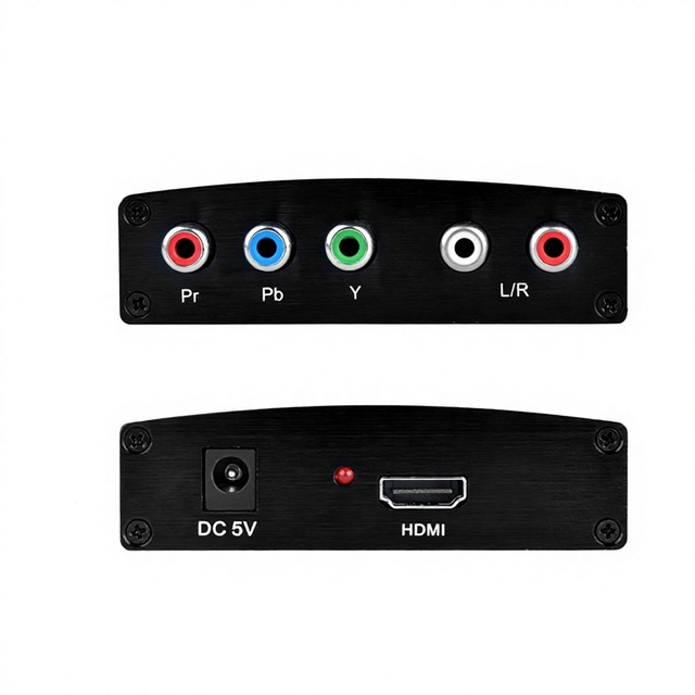 Hardrock YPbPr to for & RCA to RGB Component Cable with YPbPr + R/L Converter for 1080P TV Line (Model W04-RH)