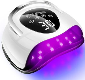 Lámpara UV LED para Uñas de 220W con 57 Lámparas LED, Sensor Automático, 4 Ajustes de Temporizador, Pantalla Táctil LCD, Material Plástico para Esmalte de Gel - Product Image 1