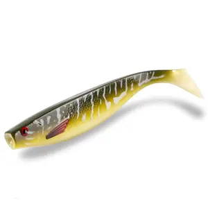 HUNTHOUSE – leurre souple pro <span class=keywords><strong>pour</strong></span> la pêche en mer, appât idéal <span class=keywords><strong>pour</strong></span> l'alose, le bar, le <span class=keywords><strong>brochet</strong></span> ou la sandre, 120/150/180mm - Product Image 1
