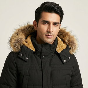 Parkas à capuche unisexes grande taille à manches longues, imperméables, réfléchissants, imprimés intégralement, patchwork, dessin animé, rembourrage en coton – Vente en gros - Product Image 1