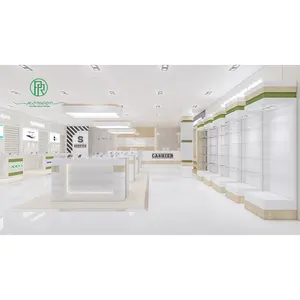 手机/壁柜现代移动展示玻璃搁板手机商店家具配件展示