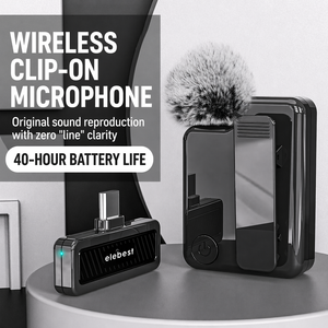 Nuevo Micrófono Lavalier Inalámbrico Mini 2.4G para iPhone y Android con Cancelación de Ruido, Micrófono de Solapa para Grabación de Audio en <span class=keywords><strong>YouTube</strong></span> y Vlogs - Product Image 4