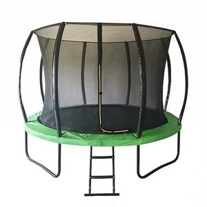 <span class=keywords><strong>Trampoline</strong></span> d'extérieur Yijian pour garçons et filles avec <span class=keywords><strong>filet</strong></span> de sécurité, en polypropylène durable, mousse PVC, acier galvanisé noir, certifié TUV/GS pour enfants - Product Image 1