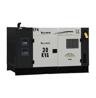 Alta calidad 30KVA súper silencioso refrigerado por agua de generador diesel portátil precio