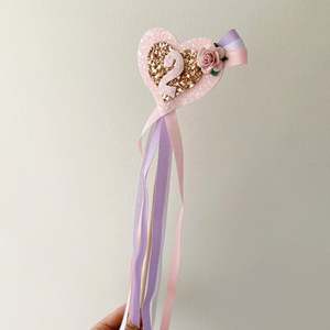 <b>Glitter</b> Star Wands Girls 2nd Birthday Star Fairy Stick Costume Props Wands Sticks for Birthday Party Supplies - Product Image 3