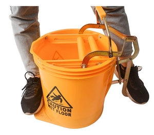 Vòng 15L nhựa Con lăn lau vắt xô với bàn đạp chân trên bánh xe bóp lau xô - Product Image 2