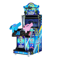 Machine de jeu d'arcade de tir au pistolet à monnayeur, thème Alien Extermination, pour parcs d'attractions intérieurs et lieux de divertissement