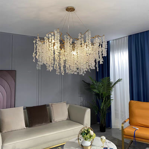 Lampadario Moderno in Rame, Illuminazione a Sospensione Artistica e Creativa, Altezza Regolabile, Lussuoso per Soggiorno, Sala da Pranzo, Camera da Letto, Villa - Product Image 4