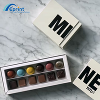 Boîte à chocolat haut de gamme personnalisée, boîtes cadeaux de luxe à double tiroir, emballage alimentaire à emporter pour desserts, impression de logo, boîte à biscuits et bonbons