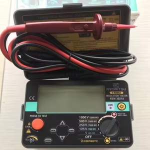 High Voltage Insulation/Continuity Resistance Tester Kyoritsu Kew 3021A (Digital 500/1000V 2000M 2% Accuracy 1.5mA Current) - Product Image 2