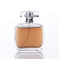 Flacon pulvérisateur en verre pour Parfum, Spray vide, forme carrée, 100ml, atomiseur de luxe, 1 pièce