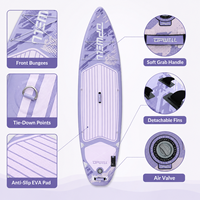 Produit de divertissement sportif : Planche de SUP gonflable, planche de paddle surf prête à être expédiée