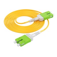 Harga Pabrik Uniboot Single Mode 9/125 Duplex G652D SC ke SC FTTX Kabel Patch Fiber Optik 1M/3M/5M Dapat Disesuaikan