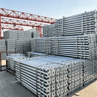 Étais de construction Acrow galvanisés 3m 4m 5m, étais de soutènement réglables en acier Ringlock pour béton