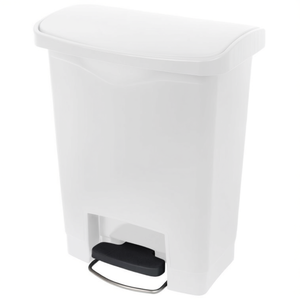 Cestino per Rifiuti con Pedale Rubbermaid 50 L Bianco per Uso Commerciale - Product Image 2